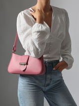 Schoudertas Paris Ily Leder Lancaster Roze paris ily 41-vue-porte